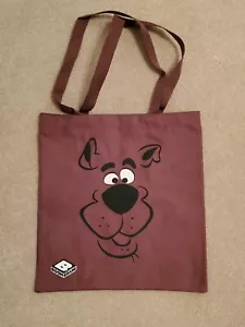 Cartoon Network Boomerang Brown Scooby Doo Tote Bag Employee Gift Rare - Picture 1 of 5