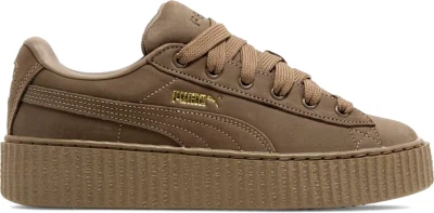 女士 PUMA FENTY CREEPER PHATTY TAUPE 棕色 NUBUCK RIHANNA 时尚鞋 — 第 1/4 张图片