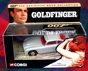2000 CORGI "James Bond" 1/36 #04305 Aston Martin DB5 silver "Goldfinger" MIB - Picture 1 of 4