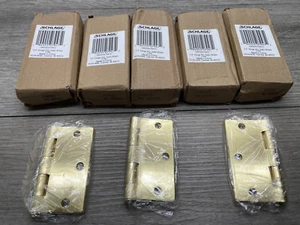 Schlage Door 3.5" Hinge with Radius Round and Square Corner { 5 Boxes of 3Pack} - Picture 1 of 1