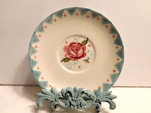 Emma Bridgewater England Roses & Bee 7" D. Saucer, Discontinued, Appears Unused - Picture 1 of 4