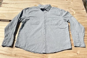 UNTUCKit Langarm Regular Fit Baumwolle Flanell Herren Einfarbig Anthrazit Grau Gr. XL - Bild 1 von 6
