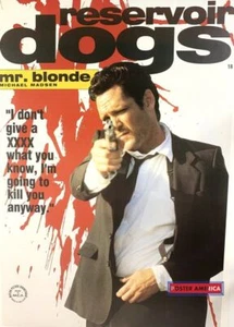 Póster de película de Michael Madsen Mr. Blonde Reservoir Dogs 24 x 34 - Imagen 1 de 1
