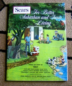 RARE vintage 1967 SEARS Suburban & Farm catalog 172 pgs lawnmowers tools garden - Imagen 1 de 3