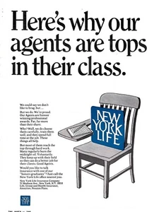 VINTAGE 1969 New York Life insurance Print Ad - Picture 1 of 1
