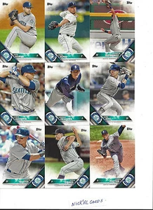 2016 Topps 2 Seattle Mariners Team Set Aoki Iwakuma Iannetta Cishek Martin 9 - Imagen 1 de 1