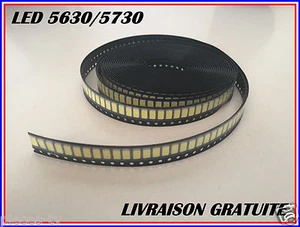 LED 5730(5630) SMD 0,5W 3.0-3.4V LUMIERE BLANCHE 6500K - Imagen 1 de 3