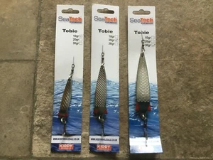 SEA TECH TOBIE LURE SET OF 3 10g 20g 30g SEATECH FISHING WOBBLER LURES - Picture 1 of 1