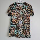 American Fighter T-Shirt Cheetah Print Women’s Size M Short Sleeve Athletic