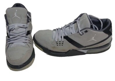 Tênis esportivo Nike Air Jordan Flight 23 cinza legal preto masculino tamanho 13 - Imagem 1 de 4