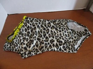 COSTUME GALLERY~Leopard Print DANCE GYMNASTIC LEOTARD~Child Medium - Picture 1 of 4