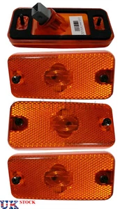4x Side Marker Lights Lamps Amber RENAULT PREMIUM I/II MIDLUM KERAX MAGNUM E4 - Picture 1 of 6