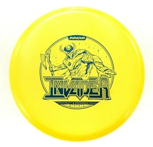 DISC GOLF INNOVA CHAMPION LUSTER INVADER PUTTER APPROACH 170g YELLOW W/ BLUE - Picture 1 of 1