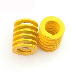 2pcs Lightest Load TF Compression Mould Die Spring OD 16/18mm L:25-300mm Yellow - Picture 1 of 5