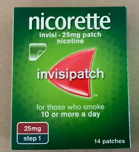 NICORETTE INVISI 25mg Patch - Step 1 X 14 Patches - Picture 1 of 1
