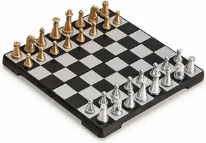 TJ Global Travel Magnetic Chess Mini-Set Folding Chess Board Educational Toys... - Picture 1 of 5