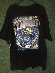 Nascar Chase Authentics White T Shirt #47 Bobby Labonte Size XL - Picture 1 of 6
