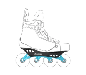 MARSBLADE R1 Roller Hockey Chassis (uvP € 199,95) - Picture 1 of 10