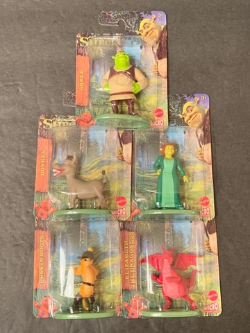 MATTEL MICRO COLLECTION FIGURES SHREK SET OF 5 Cover