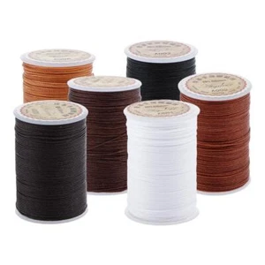 65 Meters 0.55mm Leather Sewing Polyester Waxed Thread Cord for crafts - Picture 1 of 18