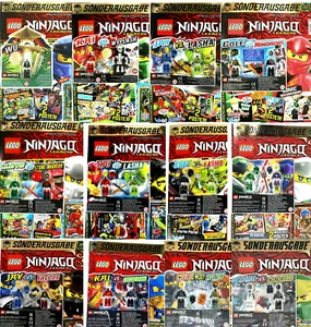 Lego Ninjago Legacy Magazine Wybór zeszytów z figurkami i limitowanymi kartami - Zdjęcie 1 z 20