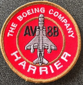 HARRIER AV-8B THE BOEING COMPANY SHOULDER PATCH - Picture 1 of 1
