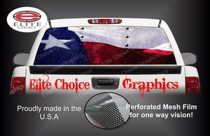 Texas Flag Rivets Rear Window Graphic Decal Sticker Truck Van Car SUV - Bild 1 von 3