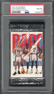 🔥POP 2! RARE SEALED PACK 1991 Skybox Team USA 1 2 3 Dream Team 544 545 546 pack - Picture 1 of 3