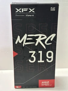 XFX Speedster MERC 319 Radeon RX 7800 XT Black Edition 16GB GDDR6 Graphics Card - Afbeelding 1 van 2