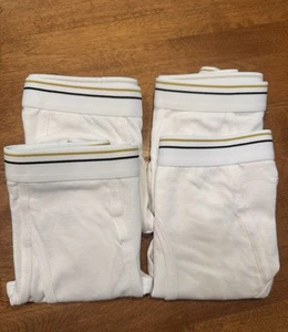 Brand NEW OLD STOCK Stafford VTG White Briefs Size 32 SET OF 4 Tighty-Whities - Picture 1 of 6