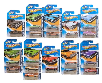 2012 Hot Wheels Muscle Mania Ford '12 - Lot of 18 NEAR COMPLETE SET No Doubles! - Image 1 of 2