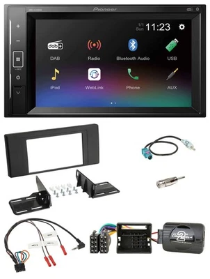 Pioneer DAB Lenkrad 2DIN Bluetooth USB Autoradio für Land Rover Range Rover Vogu - Bild 1 von 4