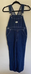 WEST END BLUES 1902 Blue Denim Bib Overalls Juniors Sz. 12 - Picture 1 of 7