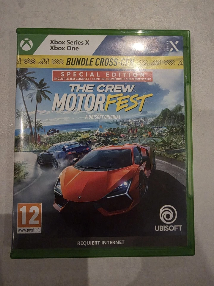 Jeu XBOX THE CREW MOTORFEST - Ubisoft - Parfait Etat - FR - Photo 1/2