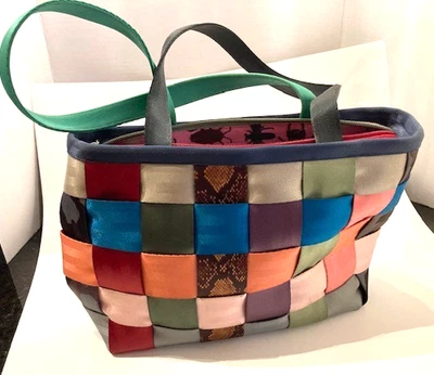 HARVEYS NYLON SEATBELT PAINT BY NUMBERS MULTI-COLOR SHOULDER BAG - Image 1 of 4