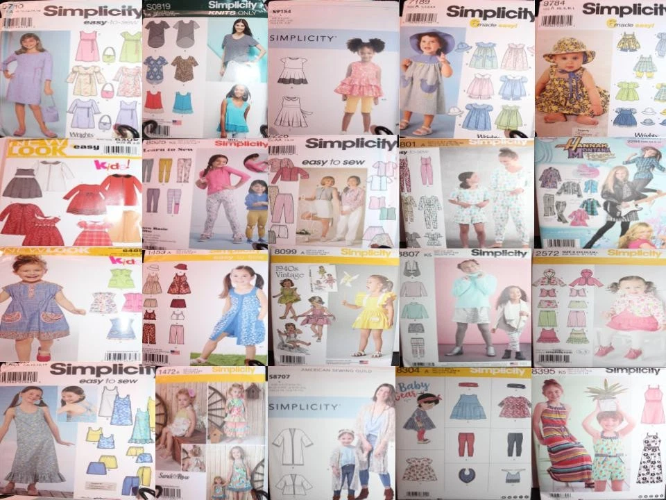 Simplicity children  outfits  sewing patterns Uncut Your choice K - Image 1 of 1