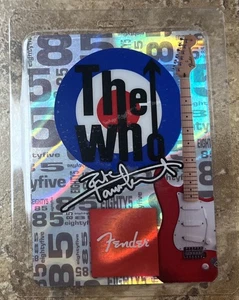 The Who 85 Fender Pete Townshend Concert Tour Backstage Pass Laminate - Picture 1 of 2