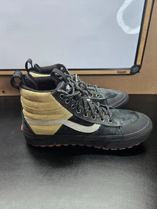 Van's SK8-HI MTE-2 Unisex Taglia Nero Oro 721454 Uomo 8,5 Donna 10 Distressed - Foto 1 di 8