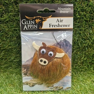 Glen Appin of Scotland Highland Cow Car Air Freshener AP2160 - Picture 1 of 2