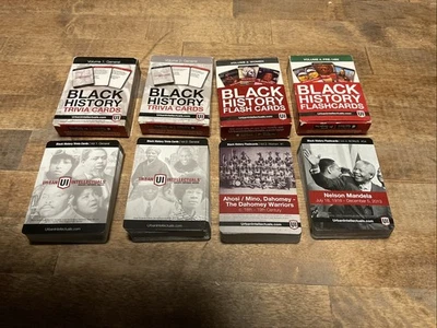 Tarjetas flash Black History volúmenes 2 y 4, trivia 1 y 2 intelectuales urbanos Foto 1 de 2