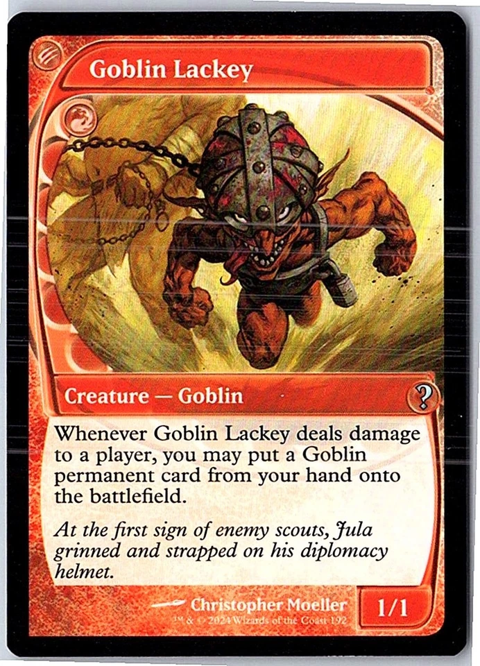 Goblin Lackey (Future Sight) U Mystery Booster 2 192 - Image 1 of 1