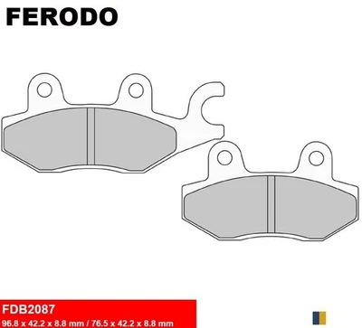 Plaquettes Ferodo de frein arrière - Sym 150 RS 2005-2006 - Photo 1/2
