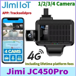 Jimi JC450 Pro 4G Car Camera 4 Cameras WiFi Live Video For Car GPS DVR Recorder - Picture 1 of 15