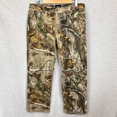 RealTree AP Camo Pants Mens Size 36x32 Cotton S5761-C3 Hunting - Image 1 of 4