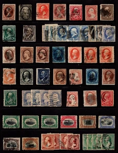 U.S. Stamps - Many 19th century plus!!! - Picture 1 of 4