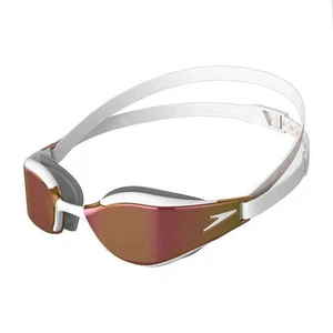 Speedo Fastskin Hyper Elite verspiegelte Schwimmbrille, weiß/grau rosegold - Bild 1 von 4