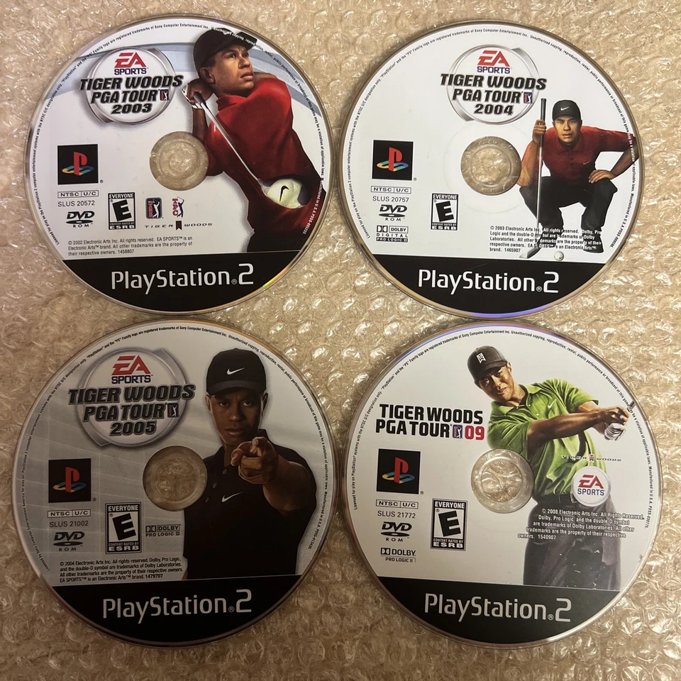 Tiger Woods PGA Tour 03 04 05 & 09 For PlayStation 2 Tested And Working - Image 1 of 1