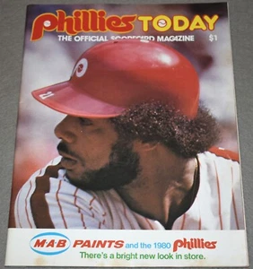 VINTAGE! 1980 PHILLIES TODAY, DAS OFFIZIELLE SCORECARD MAGAZIN & PHILLIES STATS - Bild 1 von 8