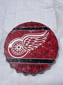Detroit Red Wings Kronkorken Blechschild - Bild 1 von 2