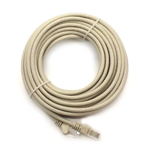 10m RJ45 Cat6 Ethernet Red LAN CABLE Gigabit Parche Líder Router Módem PC Gris - Imagen 1 de 7